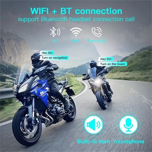 Para Motociclet Gps Inalámbrico Ip67 Carplay Android Auto