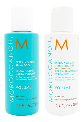 Moroccanoil Volume Shampoo Acondicionador Volumen Travel 6c