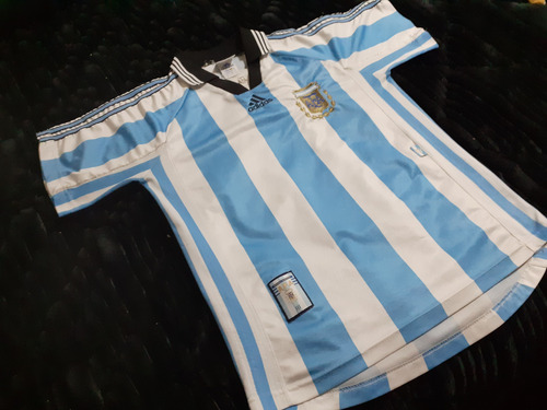 Camiseta Selección Argentina .año 1998 Titular (Usado)