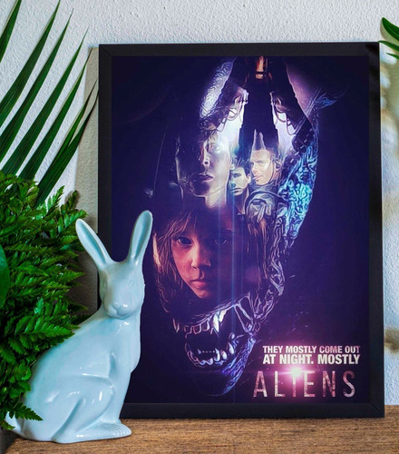 Cuadro Marco Negro Poster 33x48cm Aliens James Cameron Arte