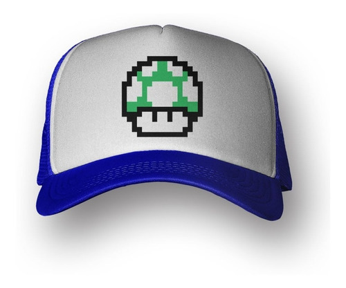 Gorra Mario Bros Jueguitos Hongo Luigi M2