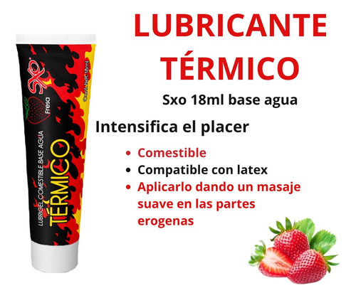 Lubricante Comestible Vainilla-caramelo & Termico Hot Fresa Vainilla Caramelo / Fresa