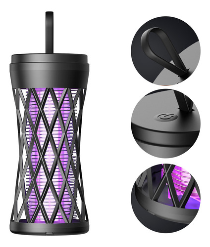 Mini Lámpara Antimosquitos Para Exteriores Con Led 10w Lámpara Antimosquitos Para Insectos Mosquitos, Led Uv
