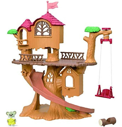 Calico Critters Adventure Treehouse Set De Regalo, Casa De M