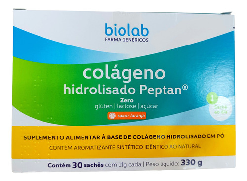 Colágeno Hidrolizado En Polvo (30 Sachets) Sin Azúcar 