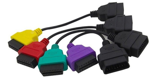 4 Cables De Diagnóstico Obd2 Para Alfa Fiat Ecu Escanear Coc