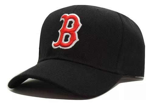 Gorra Boston Estilo Red So Beisbol Bordada 3d Unisex Hebilla