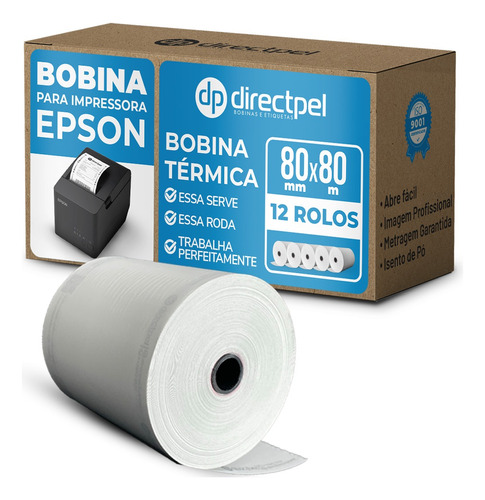 Directpel Bobina Térmica Impressora Epson Tm-t88 V