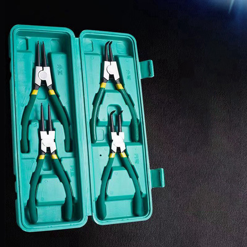 Juego De Alicates Circlip De 7 Pulgadas, Exteriores, Interno