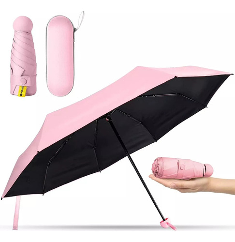 Mini Travel Umbrella Pocket Umbrella With Uv Protection