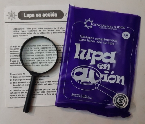 Juego Lupa En Acción Ciencias Para Todos. Mayores 8 Años
