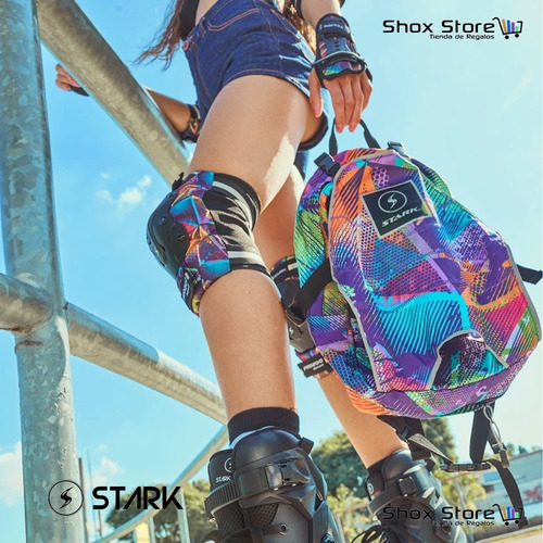 Kit Protecciones Profesionales Adulto Roller Skate Stark Pro