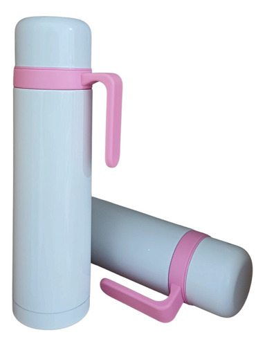 Termo Para Sublimar De Un 1l - Ideal Para Bebidas Calientes Rosa Pálido