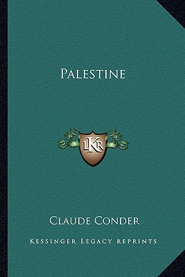Libro Palestine - Conder, Claude