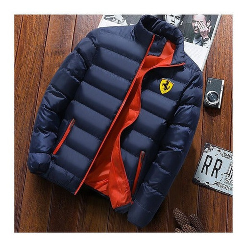 Zmshop Nueva Chaqueta De Plumas Ferrari Otoño