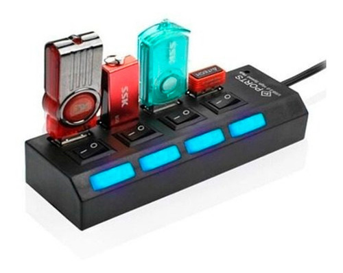 Hub Usb X4  Y 4 Switch Zapatilla Usb