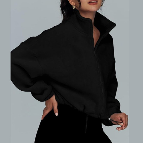 Chaqueta Verde Con Cremallera Y Cuello L De Malaquita Para M
