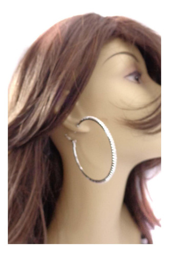 Pendientes De Aro De Cristal Pendientes De Aro De Plata En