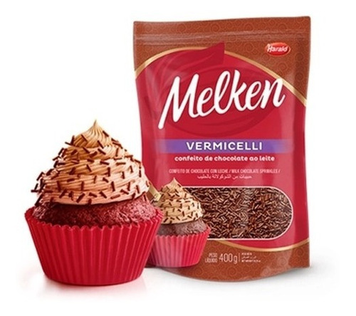 Granulado Vermicelli Chocolate Ao Leite 400g - Melken Harald