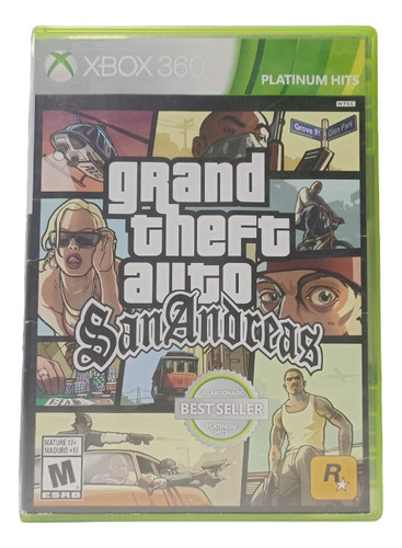 Grand Theft Auto: San Andreas Para Xbox 360 (usado)