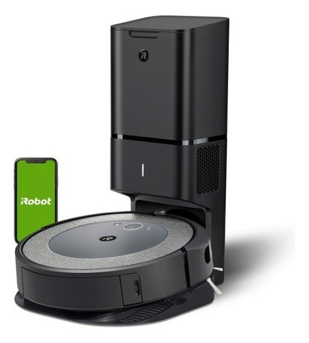 Aspiradora Roomba I3 Plus + Estación De Vaciado De Suciedad Color Gris