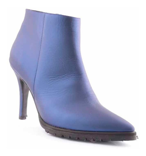 Imagen 3 de 6 de Botines De Mujer De Cuero Botas Viterbo - Ferraro