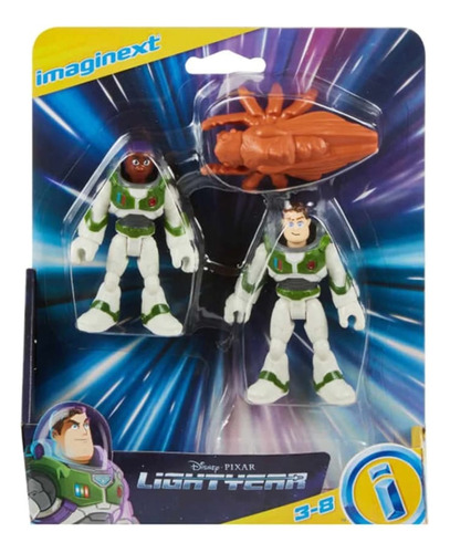 Imaginext Lightyear Buzzlighty Y Alisha Articulada