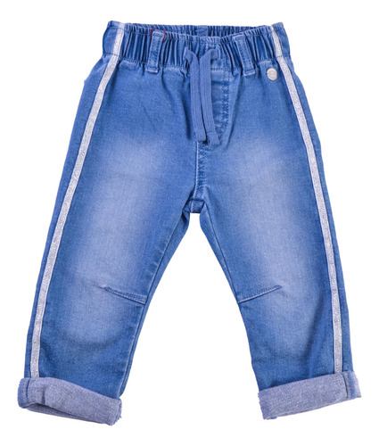 Jeans Mezclilla Bebé Niña Denim Pillin (pvx715den)