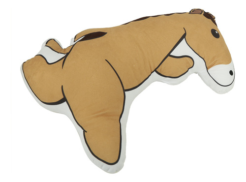 Almohada De Caballo, Divertida Muñeca De Peluche Con Dibujos