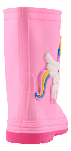 Botas Para Niña Lluvia Impermeables Antiderrapante Hule