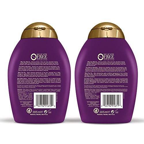 Set De ChampĂș Acondicionador Ogx Thick Full Biotin Collagen
