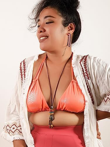 Minachi Hippie Boho Cuentas Coloridas Hoja De La Suerte Coll