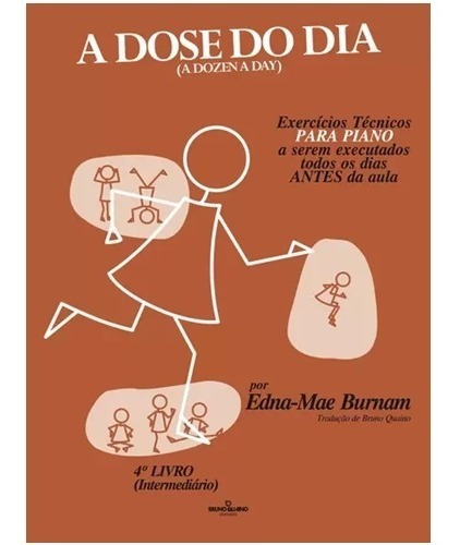 Método Piano Dose Do Dia 4º Livro Intermed. Edna-mae Burnam