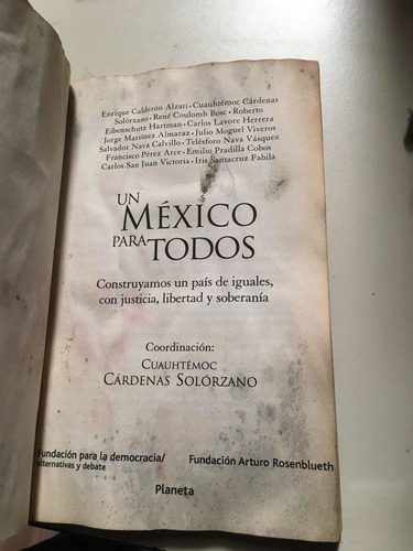 Un Mexico Para Todos (Usado)