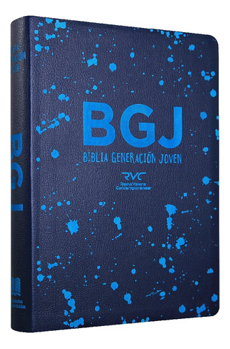 Biblia Generación Joven Rvc Piel Fabricada Azul (9639)