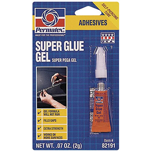 Super Glue Gel 8219112pk, 2 G (paquete De 12)