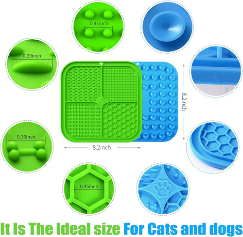 Comedero Lento Licking Mat Para Perros Y Gatos, Premium Lick