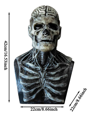 Máscara Bioquímica De Cabeça Inteira Para Cosplay Com Esque