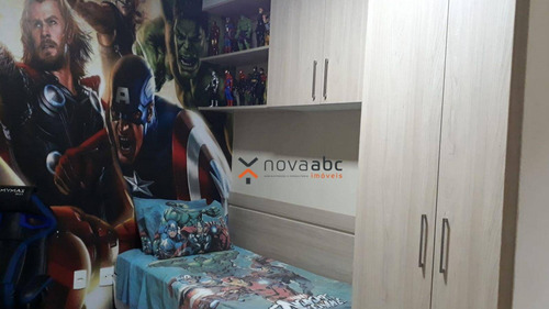 Imagem 8 de 13 de Cobertura Com 3 Dormitórios À Venda, 98 M² Por R$ 775.000 - Parque Das Nações - Santo André/sp - Co1308