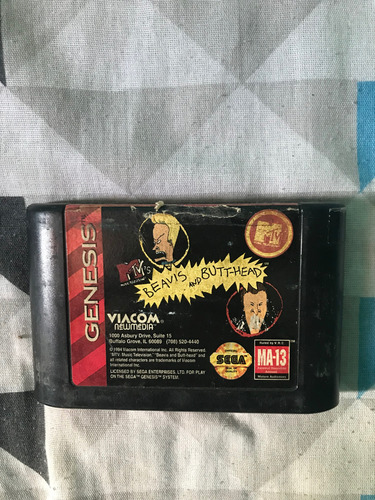 Mtv Beavis And Butt-head Sega Genesis Original Testado (Usado)