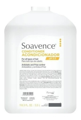 Acondicionador Nutrapel En Crema Soavence 3.5l Ph3.5 (galon)