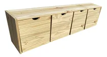 Comprar Juguetero Organizador 160 Baul Cubos Madera Ruedas Pie Cama