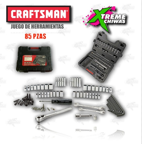 Craftsman Caja Herramienta 85 Pzas Xtr P