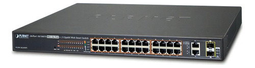 Switch Planet Gigabit Ethernet Fgsw-2624hps 24 Puertos Poe