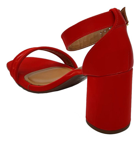 Imagem 3 de 4 de Sandalia Vizzano 6438.100 Napa Vermelho