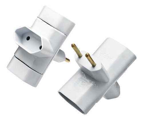 Adaptador De Enchufe Flp 2 Pinos 10a