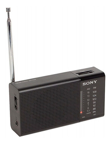 Rádio Am Sony Icf-p36 Icf-p36 Analógico Portátil Cor Preto Preto