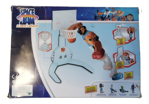 Space Jam Playset Super Shoot And Dunk Con Lebron James Nuev