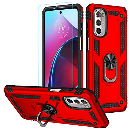 Funda Para Moto G Stylus 5g 2022 Rojo-02