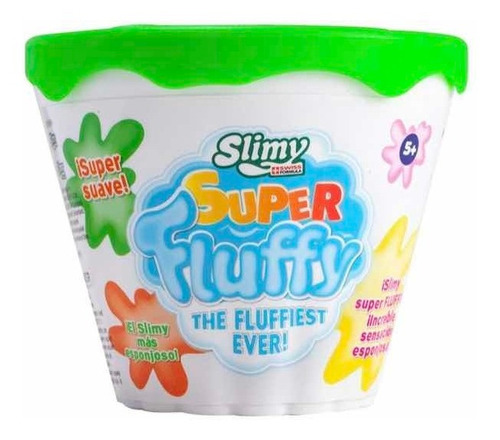 Slime Slimy Super Fluffy Esponjosa Verde
